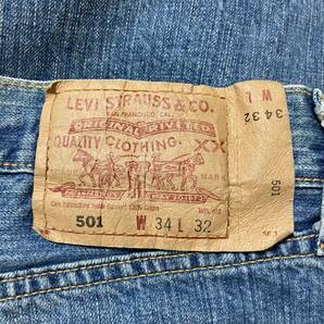 Levi's 501 リーバイス フィリピン製 デニムパンツ ジーンズ 34x32の画像8