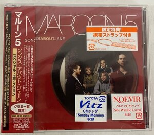 MAROON 5 CD マルーン5 ソングス アバウト ジェーン スペシャル エディション限定携帯ストラップ付 ハイプステッカー付シールド開封 101-H