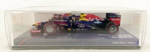 ミニチャンプス 1/43 インフィニティレッドブルレーシングRB9 マークウェバー最終ブラジルGP2013レース後インラップ M.WEBBER TPSP-93