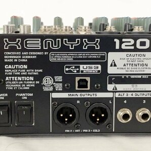 BEHRINGER 1204USB XENYX USBオーディオインターフェース機能搭載 アナログミキサー ベリンガー TPSP-118の画像9