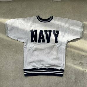 90's ビンテージ Champion チャンピオン REVERSE WEAVE リバースウィーブ USA製 us navy ショートスリーブの画像1