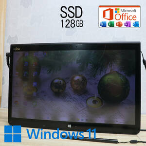 ★中古PC 高性能6世代i5！SSD128GB★Q736/P Core i5-6300U Webカメラ Win11 MS Office2019 Home&Business 中古品 ノートPC★P68045