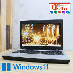 ★中古PC 高性能4世代i3！500GB★VK25L Core i3-4100M Win11 MS Office 中古品 ノートPC★P69768