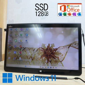 ★中古PC 高性能6世代i5！SSD128GB★Q736/P Core i5-6300U Webカメラ Win11 MS Office 中古品 ノートPC★P66925