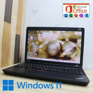 ★中古PC 高性能2世代i3！320GB★E520 Core i3-2310M Webカメラ Win11 MS Office 中古品 ノートPC★P69490