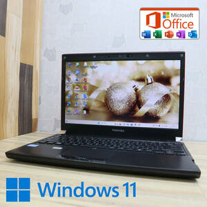 ★美品 高性能2世代i5！500GB★R731/E Core i5-2520M Webカメラ Win11 MS Office 中古品 ノートPC★P67867