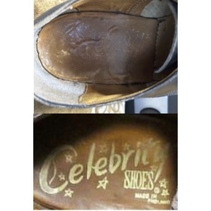 激レア!! Celebrity SHOES by JOHNSONS ジョンソンズ UK7 ビンテージ 1980年代 中古良品 La Rocka! ラロッカ 80'sの画像6