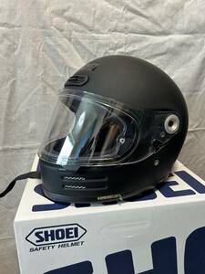 SHOEI Glamster ショウエイ グラムスター フルフェイスヘルメット 中古品 マットブラック Lサイズ 59cm 2020年11月21日製造 元箱有り