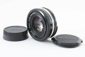 【完動美品】人気の単焦点 ニコン Nikon Ai-S 50mm f1.8 パンケーキレンズ #2111529