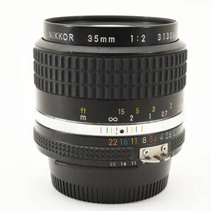 【完動美品】人気の単焦点 ニコン Nikon Ai-S 35mm f2の画像8