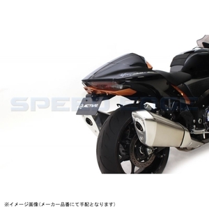 ACTIVE アクティブ 1155044 フェンダーレスキット ブラック (LEDナンバー灯付き) HAYABUSA