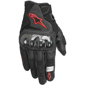 在庫あり アルパインスターズ グローブ 3570518 SMX-1 AIR v2 GLOVE BLACK RED FLUO(1030) サイズ:M