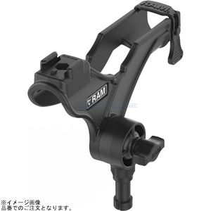 在庫あり RAM MOUNTS ラムマウント RAP-434-NB ロッドホルダー(Rod Jr.)＆スプラインポストベースセット ポスト長5.1cm