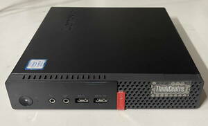 即決 レノボ ThinkCentre M710q Tiny Core i3 7100T 3.4GHz/8GB/SSD256GB/Windows10Pro64Bit リカバリ済 認証OK 着払60size 10MQS21900