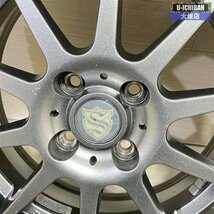 ヤリス アクア スイフト スペイド 等 S 5.5-15+45 4H100 2021年製 ブリヂストン VRX2 175/65R15 15インチ スタッドレス 4本セット 002R_画像4