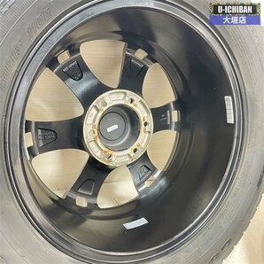 プラド ハイラックス 等 キーラーフォース 8-18+25 6H139.7 グッドイヤー アイスナビ SUV 265/60R18 18インチ スタッドレス 4本セット 002Rの画像5