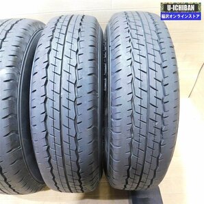 新車外し ハイエース 2023年製 ダンロップ SP175N 195/80R15 + 純正ホイール 15インチ 6H139.7 タイヤホイールセット 4本価格 780579 009の画像9