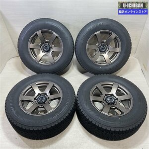 プラド ハイラックス 等 FENICE 8-17+20 6H139.7 2022年製 ブリヂストン DM-V3 265/65R17 17インチ スタッドレス 4本セット 009