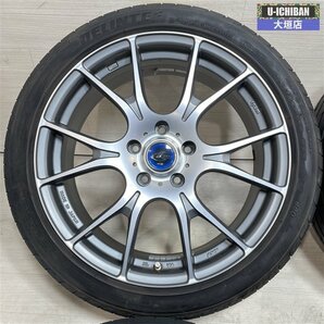 アクセラ MAZDA3 RP1～5 ステップワゴン 等 レオニス ナヴィア02 7-18+53 5H114.3 デリンテ DH2 215/45R18 18インチ 4本セット 002Rの画像2