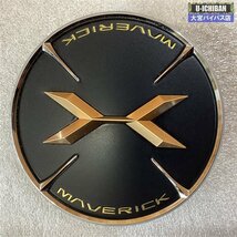 中古 WEDS マーベリック用 センターキャップ センターオーナメント ブラック x ゴールドロゴ 1台分 4個セット 004_画像5