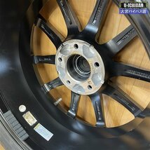 バリ山! スタッドレスセット 205/65R16 GY アイスナビ6 & G.speed 16インチ 6.5J +48 5H 114.3 4本 ヤリスクロス CR-V ティアナ 等 _W004_画像6