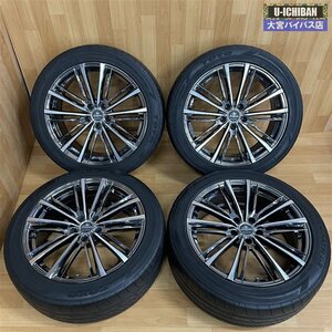 Weds クレンツェ アクエルド 774EVO 19インチ 8J +35 5H 114.3 & トーヨー LuⅡ 245/45R19 102W 4本 アルファード デリカD5 等 004