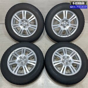 プリウス カローラスポーツ 等 リバーライン 6-15+45 5H100 トーヨー ガリットG5 195/65R15 15インチ スタッドレス 4本セット 009k