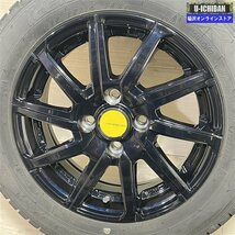 タンク ルーミー パッソ 等 AIRBERG 5-14+39 4H100 2020年製 グッドイヤー アイスナビ6 165/65R14 14インチ スタッドレス 4本セット 009_画像2