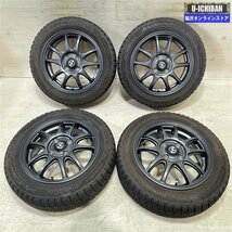 軽 スペーシア N-BOX タント ワゴンＲ 等 S-HOLD S5 4.5-14+45 4H100 NEXEN WIN GUARDICE2 155/65R14 14インチ スタッドレス 4本セット 009_画像1