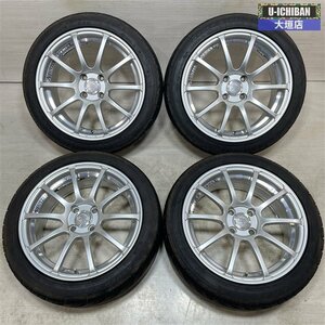 YOKOHAMA クロイツァー シリーズxi 7-16+43 4H100 フェデラル SUPER STEEL595 195/45R16 16インチ 4本セット 002R