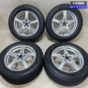 エクシーガ レガシィB4 等 BALMINUM 6.5-16+46 5H100 トーヨー オブザーブGIZ2 205/60R16 2020年製 16インチ スタッドレス 4本セット 009