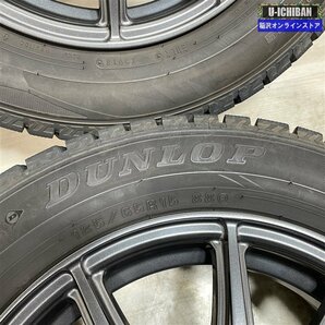 E12ノート K10アクア 等 ファイナルスピード 5.5-15+43 4H100 ダンロップ WM02 185/65R15 15インチ スタッドレス 4本セット 009の画像8