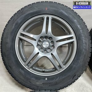 CX-5 CX-8 等 ウィナーズTS 7-17+48 5H 100 114 ダンロップ SJ8 225/65R17 17インチ スタッドレス 4本セット 009の画像2