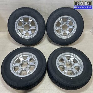 ハイエース 等 キーラーフォース 6-15+33 6H139.7 グッドイヤー アイスカーゴ 195/80R15 107/105 15インチ スタッドレス 4本セット 009の画像1