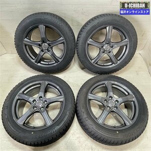 デリカD5 アウトランダー 等 TOPRUN 7.5-18+42 5H114.3 ブリヂストン DM-V3 225/55R18 18インチ スタッドレス 4本セット 009