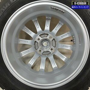 美品! アクア ヤリス ヴィッツ 等 ENCOUGAR 5.5-15+45 4H100 グッドイヤー アイスナビ6 185/60R15 15インチ スタッドレス 4本セット 009の画像7