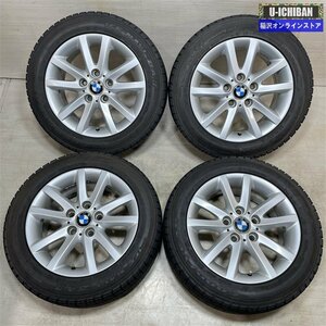 BMW純正 7-16+47 5H120 グッドイヤー アイスナビZEAⅡ 205/55R16 16インチ スタッドレス 4本セット 009