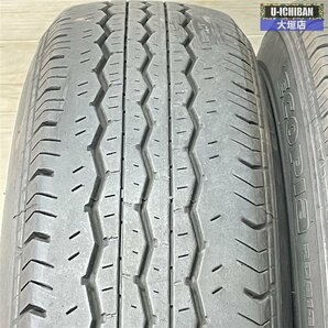 トヨタ ハイエース純正 アルミ 6-15+35 6H139 ブリヂストン エコピア RD613 195/80R15 107/105LT 15インチ 4本セット 002Rの画像7