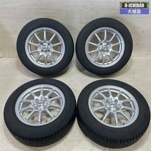 トヨタ K10 アクア 等 トムス 6-15+45 4H100 ミシュラン CROSS CLIMATE オールシーズンタイヤ 185/65R15 15インチ 4本セット 002Rの画像1