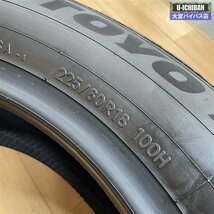 極上! 2024年製 新車外し トーヨー プロクセスコンフォート 225/60R18 100H 4本 40系 アルファード ハリアー RAV4 エクストレイル 等 004_画像3