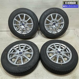 プロボックス 等 ラ・ストラーダ 5-14+35 4H100 2022年製 ダンロップ SV01 155/80R14 88/86N 14インチ スタッドレス 4本セット 009