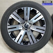 ミツビシ デリカ D5 純正 7-18+38 5H114.3 2022年製 ヨコハマ ジオランダーSUV G055 225/55R18 18インチ スタッドレス 4本セット 009_画像2