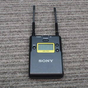 ▲こ 4-62 SONY ポータブルダイバーシティーチューナー URX-P03 ワイヤレスマイク 送信機 受信機 無線 通電確認済み 現状品の画像1