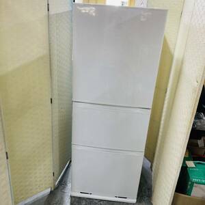 直接引き取り大歓迎!!TOSHIBA 東芝 330L 冷凍冷蔵庫 GR-M33S(WT) 3ドア冷蔵庫 動作品 2018年製/042-039