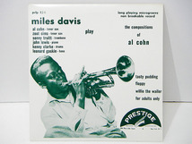 ♪【中古レコード】MILES DAVIS / マイルス・デイヴィス：PLAYS THE COMPOSITIONS OF AL COHN・THE NEW SOUND：10インチ：PRLP 124・154 ♪_画像9