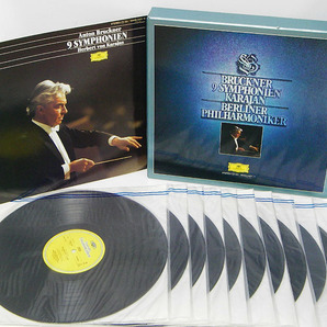 ♪【中古レコード】KARAJAN / カラヤン：BRUCKNER / ブルックナー 交響曲全集：ベルリン・フィルハーモニー管弦楽団：11枚組 ♪の画像1