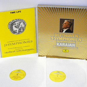 ♪【中古レコード】KARAJAN / カラヤン：BEETHOVEN / ベートーベン 交響曲全集：ベルリン・フィルハーモニー管弦楽団：7枚組 ♪の画像1