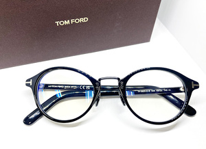 TOM FORD 正規品 ブルーライトカット付 BLUE BLOCK 眼鏡フレーム 伊達メガネ FT5920DB-005 ブラック 黒縁 トムフォード ボストン