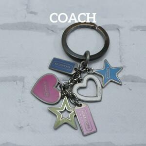 [ anonymity delivery ]COACH Coach key holder key ring silver 