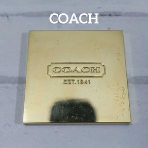【匿名配送】COACH コーチ 鏡 ミラー ゴールド ロゴ